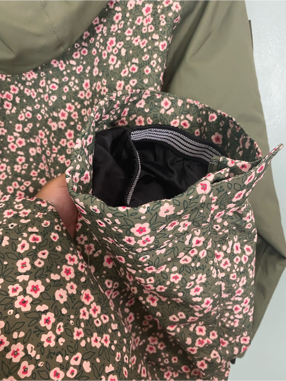 Free People Oneskee Original Pro Floral Snow Suit Green Small - Picture 11 of 15